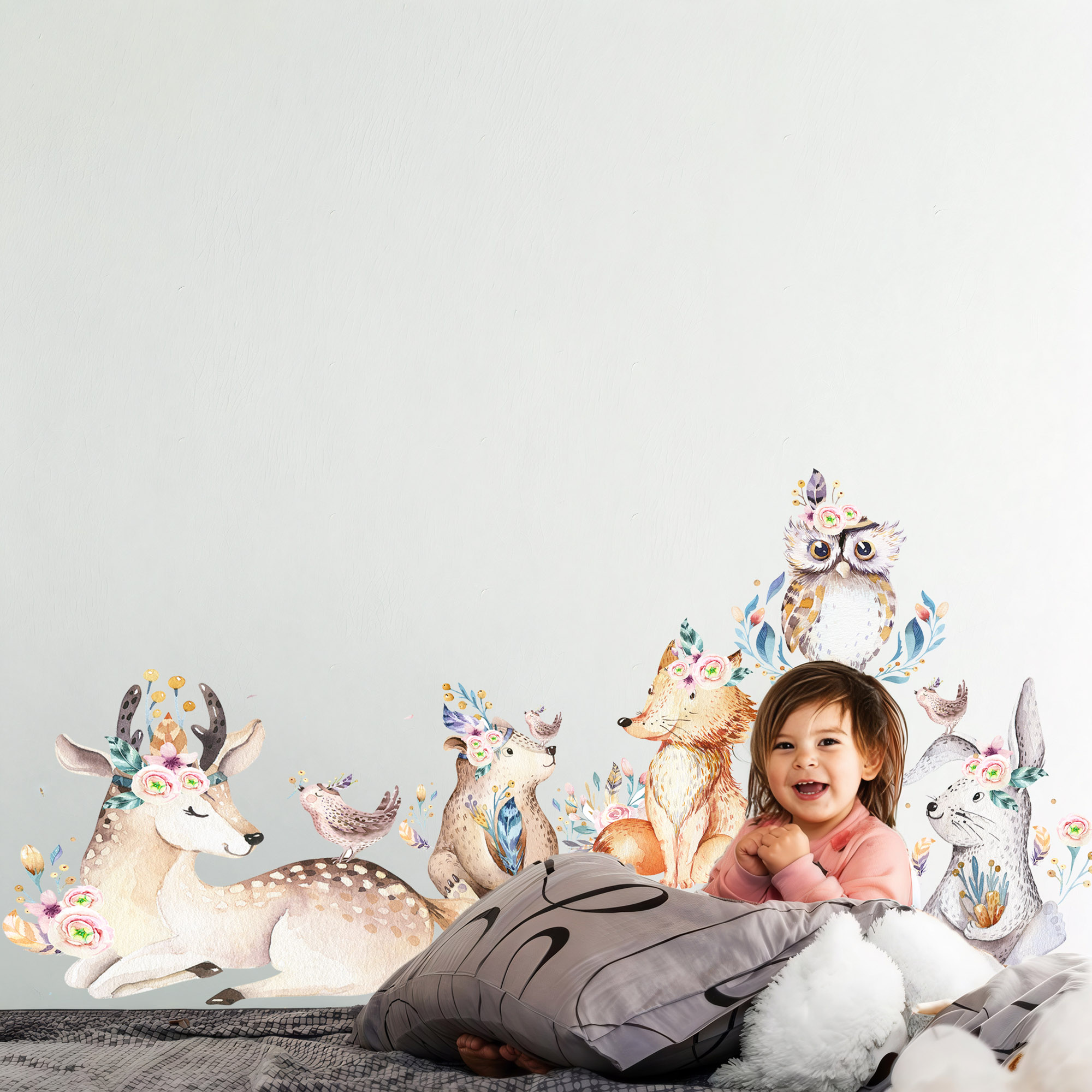 Naklejki na ścianę Las & Boho – jak stworzyć naturalny i harmonijny pokój dziecka