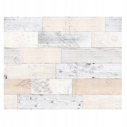 Naklejki do kuchni na ścianę kafelki cegła kolory pastelowe 90 cm na 60 cm