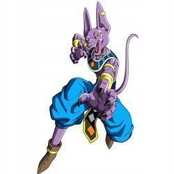 Naklejka na ścianę DRAGON BALL Beerus 90 cm na 60 cm