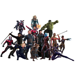 Naklejka na ścianę Avengers spotkanie rodzine 90 cm na 60 cm