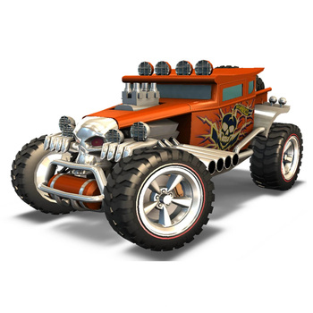 Naklejka na ścianę Hot Wheels Monster Truck 60 cm na 90 cm