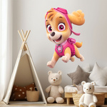 Naklejka na ścianę Psi Patrol Skye 90 cm na 60 cm