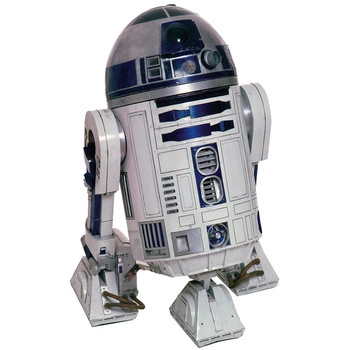 Naklejka na ścianę Star Wars Gwiezdne Wojny R2D2 90 cm na 60 cm
