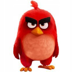 Naklejka na ścianę Angry Birds Czerwony stoi na baczność 90 cm na 60 cm