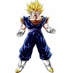 Naklejka na ścianę DRAGON BALL Vegito 90 cm na 60 cm