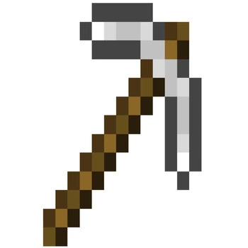 Naklejka Minecraft Kilof dla dzieci rozmiar 60 cm na 90 cm
