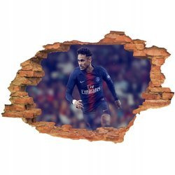 Naklejka na ścianę 3D PSG Neymar biegnie