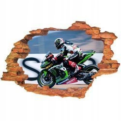 Naklejka na ścianę Motor ścigacz monster wyścig