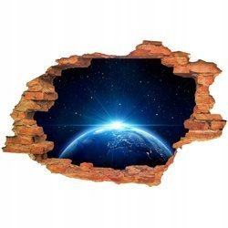 Naklejka na ścianę 3D Kosmos cuda przestworzy 90 cm na 60 cm