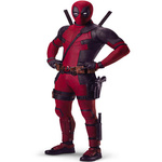 Naklejka na ścianę Deadpool w kostiumie 90 cm na 60 cm