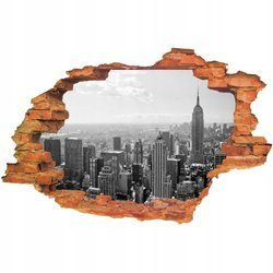 Naklejka na ścianę 3D Nowy York wieżowce 90 cm na 60 cm