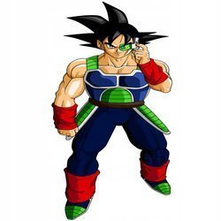 Naklejka na ścianę DRAGON BALL Bardock 90 cm na 60 cm