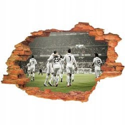Naklejka na ścianę 3D Real Madryt po strzelonym golu