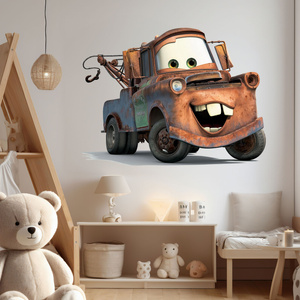 Naklejka na ścianę CARS AUTA Złomek 90 cm na 60 cm