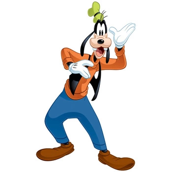 Naklejka na ścianę Goofy tańczy 90 cm na 60 cm
