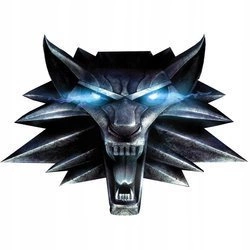 Naklejka na ścianę Wiedźmin medalion 90 cm na 60 cm