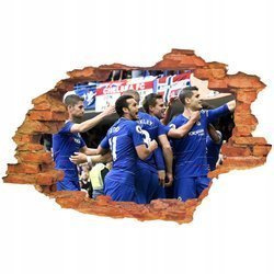 Naklejka na ścianę 3D Chelsea FC podziękowania dla kibiców 90 cm na 60 cm