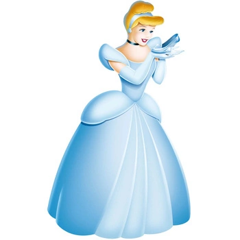 Naklejka na ścianę Kopciuszek znalazła pantofel 90 cm na 60 cm