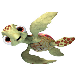 Naklejka na ścianę Gdzie jest Nemo Squirt 90 cm na 60 cm