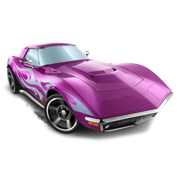 Naklejka na ścianę Hot Wheels wyścigowy samochód 60 cm na 90 cm