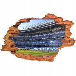 Naklejka na ścianę 3D Real Madryt Santiago Bernabeu przed meczem