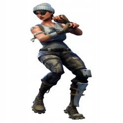 Naklejka na ścianę FORTNITE Pani pustyni 90 cm na 60 cm