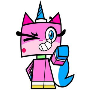 Naklejka na ścianę Kicia Rożek puszcza oczko 90 cm na 60 cm