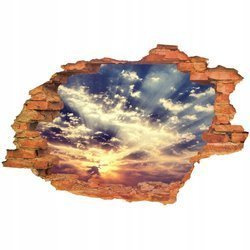 Naklejka na ścianę 3D Niebo w różnych kolorach 90 cm na 60 cm