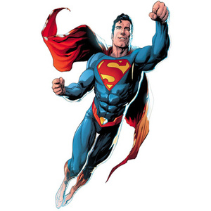 Naklejka na ścianę 3D SUPERMAN 90 cm na 60 cm