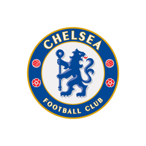 Naklejka na ścianę Logo Chelsea 60 cm na 60 cm
