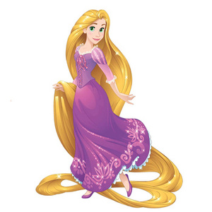 Naklejka na ścianę Księżniczki Disney Roszpunka 90 cm na 60 cm