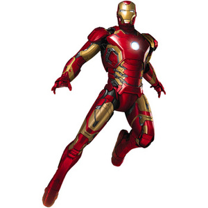 Naklejka na ścianę IRON MAN leci 90 cm na 60 cm