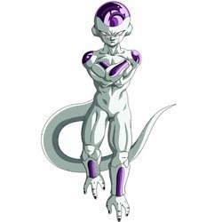 Naklejka na ścianę DRAGON BALL Freeza czwarta forma 90 cm na 60 cm