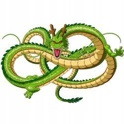 Naklejka na ścianę DRAGON BALL smok 90 cm na 60 cm