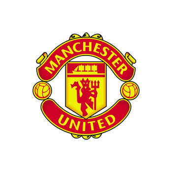 Naklejka na ścianę Logo Manchester United 60 cm na 60 cm