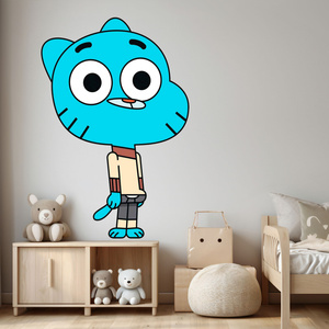 Naklejka na ścianę Niesamowity świat Gumballa Nicole 90 cm na 60 cm