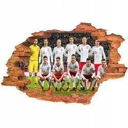 Naklejka na ścianę 3D Reprezentacja Polski jedenastka