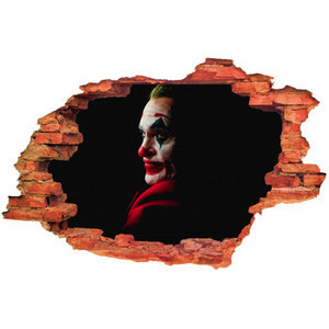 Naklejka na ścianę 3D JOKER portretowe 90 cm na 60 cm
