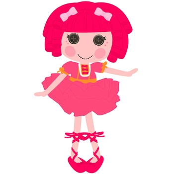 Naklejka na ścianę Lalaloopsy Pączusia 90 cm na 60 cm