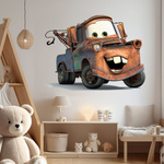 Naklejka na ścianę CARS AUTA Złomek 90 cm na 60 cm