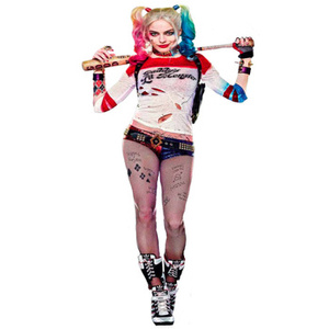 Naklejka na ścianę Harley Quinn czeka na Ciebie 90 cm na 60 cm