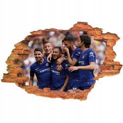 Naklejka na ścianę 3D Chelsea FC celebracja gola 90 cm na 60 cm