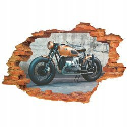 Naklejka na ścianę 3D Motor ścigacz klasyczne BMW