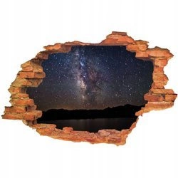 Naklejka na ścianę 3D Kosmos droga mleczna 90 cm na 60 cm