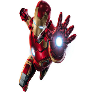 Naklejka na ścianę IRON MAN w ofensywie 90 cm na 60 cm