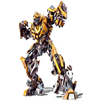 Naklejka na ścianę Transformers Bumblebee w oczekiwaniu na atak 60 cm na 90 cm