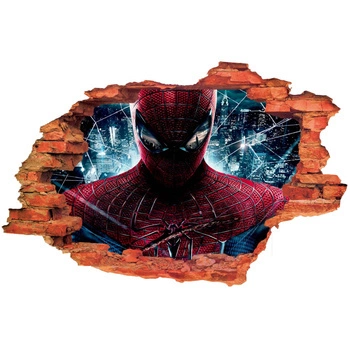 Naklejka na ścianę 3D Spider Man mroczny 90 cm na 60 cm