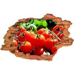 Naklejka na ścianę 3D Warzywa pomidory tomaten tomato 90 cm na 60 cm