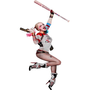 Naklejka na ścianę Harley Quinn na imprezie 90 cm na 60 cm