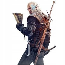 Naklejka na ścianę Wiedźmin list gończy 90 cm na 60 cm